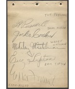 1940'S SIGNED ALBUM PAGE X6 JOCKO CONLAN EDDIE MILLER WALKER COOPER BOSTON BEES - €29,76 EUR