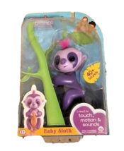 AUTHENTIC Marge The Interactive Baby Sloth Purple - £28.40 GBP