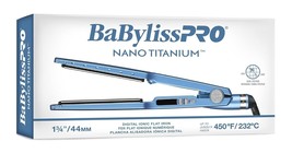 BaBylissPRO Nano Titanium Ionic Flat Iron Hair Straightener, 1 3/4&quot; Hair... - £82.89 GBP