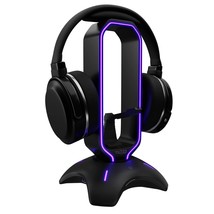 Rgb Headset Stand - 3 In 1 Gaming Headphone Stand For Desk With Mouse Bungee And - £73.76 GBP
