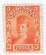 Stamp Newfoundland Canada #83 3 Cent Orange Queen Alexandra Used - $0.98