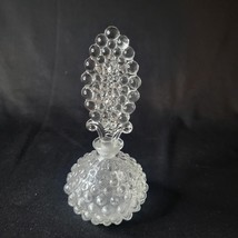 Vintage EAPG Clear Hobnail Perfume Bottle with Stopper Depression Glass ... - £18.63 GBP