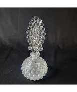 Vintage EAPG Clear Hobnail Perfume Bottle with Stopper Depression Glass ... - £18.68 GBP