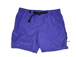 The North Face Class V Belted Swim Trunks Hiking Shorts Size XXL  PURPLE  - £18.28 GBP