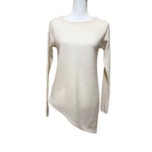 Tommy Bahama Cashmere Roll Neck Asymmetrical Pullover Tunic Sweater Crea... - £24.24 GBP
