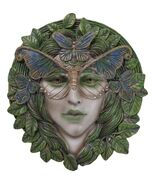 Celtic Greenwoman Tree Lady Gaia Ent Earth Goddess Butterfly Mask Wall D... - €22,31 EUR