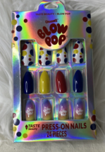 Blow Pop Press On Nails 24 Pcs New In Sealed Box - £6.14 GBP