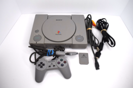 Sony PlayStation 1 SCPH-7501 Console System w/ Cables, Controller, &amp; Mem... - £44.67 GBP
