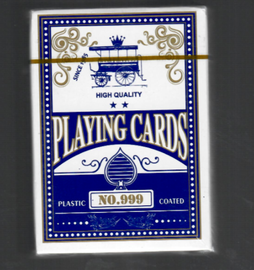 High Quality PLAYING CARDS PLASTIC COATED NO .999