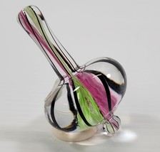 *B9) Teign Valley Glass TVG England Hand Blown Decorative Spinning Top w... - $1,845.17 MXN