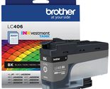 Brother Genuine LC406BK Standard Yield Black INKvestment Tank Ink Cartridge - $49.33