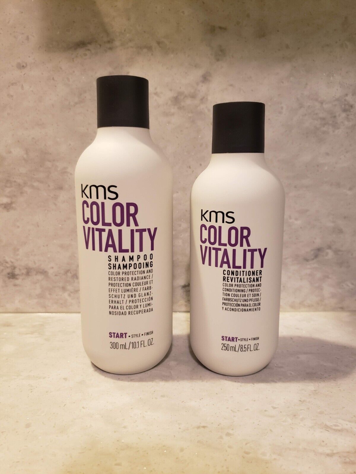KMS Color Vitality Shampoo 10.1 oz And Conditioner 8.5 oz Duo Set Free Shipping - £10.33 GBP