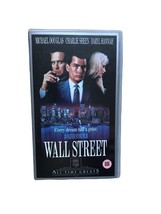 Wall Street ~ 20th Century Fox VHS Video Tape - Michael Douglas, Charlie Sheen - £4.82 GBP