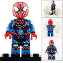 Spiderman (Play Arts Kai) Spider Armor Marvel Minifigure Gift Toy New - £2.28 GBP