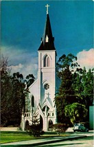 Holy Cross Church Santa Cruz California CA UNP Chrome Postcard B4 - £1.97 GBP