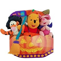 Winnie the Pooh And Friends In Halloween Costumes Plush Fisher Price Vin... - $15.68