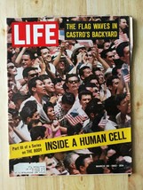 Life Magazine March 29, 1963 Fidel Castro - Inside A Human Cell - J.F.K - Ads F2 - £4.52 GBP