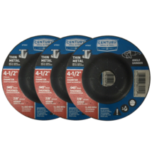 Century Drill &amp; Tool 4-1/2&quot; x .045&quot; Metal Cutting Wheel 75552 Pack of 3 - £16.35 GBP