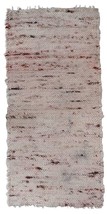 Handmade vintage Indian kilim 1.7&#39; x 3.8&#39; (54cm x 118cm), 1970s - 1C839 - $3,792.69 MXN