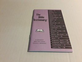 THE BIBLE TEXTIONARY  - $9.99