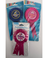 Lot of 3 Award Ribbons Birthday Girl and Boy - $272.54 MXN