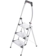 Hailo LivingStep Comfort Plus Aluminum 3-Step Folding Stepladder with hi... - €189,69 EUR
