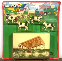 Vintage Britains Cattle Cow Pen Set # 7166 Sealed Noc Nip Dairy Fence 1:32 - £38.94 GBP
