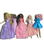 Barbie Dolls Fashion Attire Genuine Mattel  (Lot of 5) with Vintage Outfits - $27.92 CAD