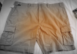 NWT Roundtree &amp; Yorke Brown  Cotton Cargo Shorts Mens Size 52 - £21.11 GBP