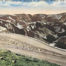 Beartooth Divide Vintage Postcard Glacier Lake Landscape Rock Creek Canyon - £7.86 GBP