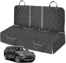 Dog Car Seat Cover Compatible With Ford Explorer 2011-2024, Waterproof Pet Bench - $41.99