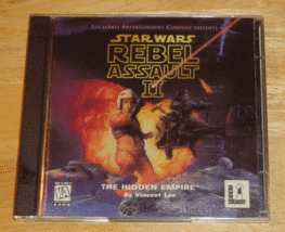 Star Wars Rebel Assault II Hidden Empire PC Game by LucasArts Vincent Lee - $6.95