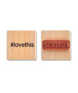 Cosmo Cricket Wood Stamp #love this - $6.74 CAD