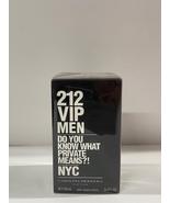 CAROLINA HERRERA 212 VIP MEN After Shave Lotion 3.4oz For Men - NEW IN B... - £36.85 GBP
