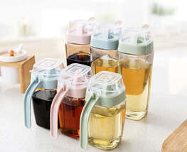 Kitchen Utensils and Glass Spice Bottle Set - $15.99