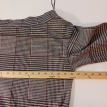 Fashion Nova Women's Gray Plaid Long Sleeve Button Front Collared Shirt Size L image 9