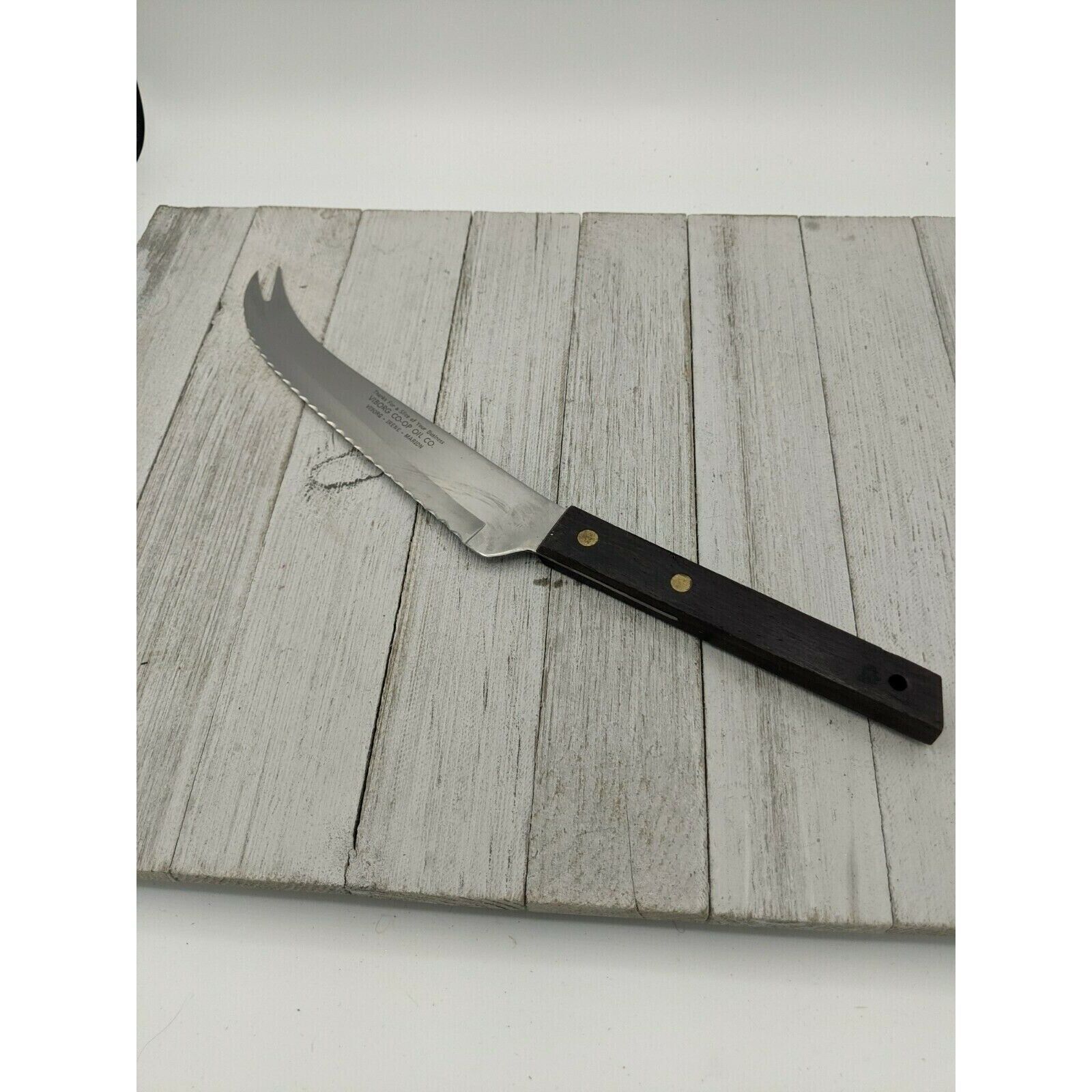 Vernco Utility All Purpose Carving Slicing Knife Serrated 2 Prongs 13" - $11.99