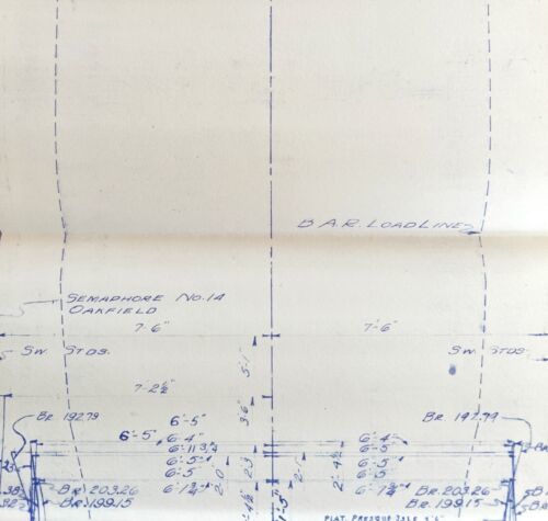 1984 Railroad Bangor Aroostook Blueprint  Oakfield Van Buren Clearance N... - $84.36