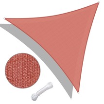 20 Ft 97% Uv Block Triangle Sun Shade Sail Canopy Outdoor Patio Pool Backyard - $73.99