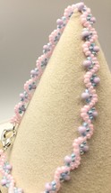 Summer Pastels Beaded Bracelet Dainty &amp; Thin minimalist Style NEW No Tags - £12.42 GBP