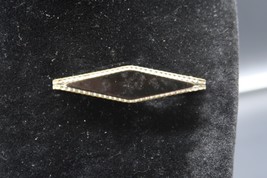 Vtg Jet Bar Brooch Pin Diamond Shape Unique Different - $279.70 MXN