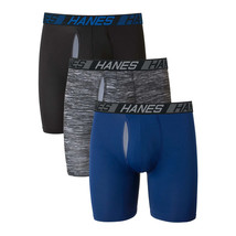 Hanes X-Temp Total Support Pouch Men&#39;s Long Leg Boxer Briefs, Size 2XL - £17.21 GBP