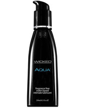 Wicked Sensual Care Aqua Water Based Lubricant - 8.5 Oz Fragrance Free - £22.34 GBP