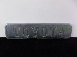 1980's "Toyota" Chrome Plastic Emblem OEM  - £4.69 GBP
