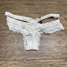 NWOT Victoria's Secret White Lace Cheeky Panties Woman's Size XL KG JD - $9.89