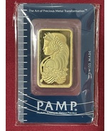 Gold Bar PAMP Suisse 1 Ounce Fine Gold 999.9 In Sealed Assay - £1,651.34 GBP
