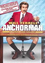 Anchorman [Unrated Widescreen DVD] Will Ferrell, Christina Applegate - £0.88 GBP