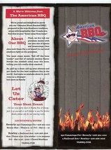 The American BBQ Menu Beverly &amp; Rowley Massachusetts  - £10.95 GBP