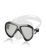 Speedo Adult Explorer High Rise Expanded View Goggle Mask Grey / Black A... - $33.93 CAD