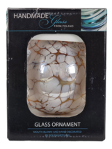 Handmade Glass from Poland Ornament Mouth Blown Hand Decorated Polish Artisans - £19.32 GBP